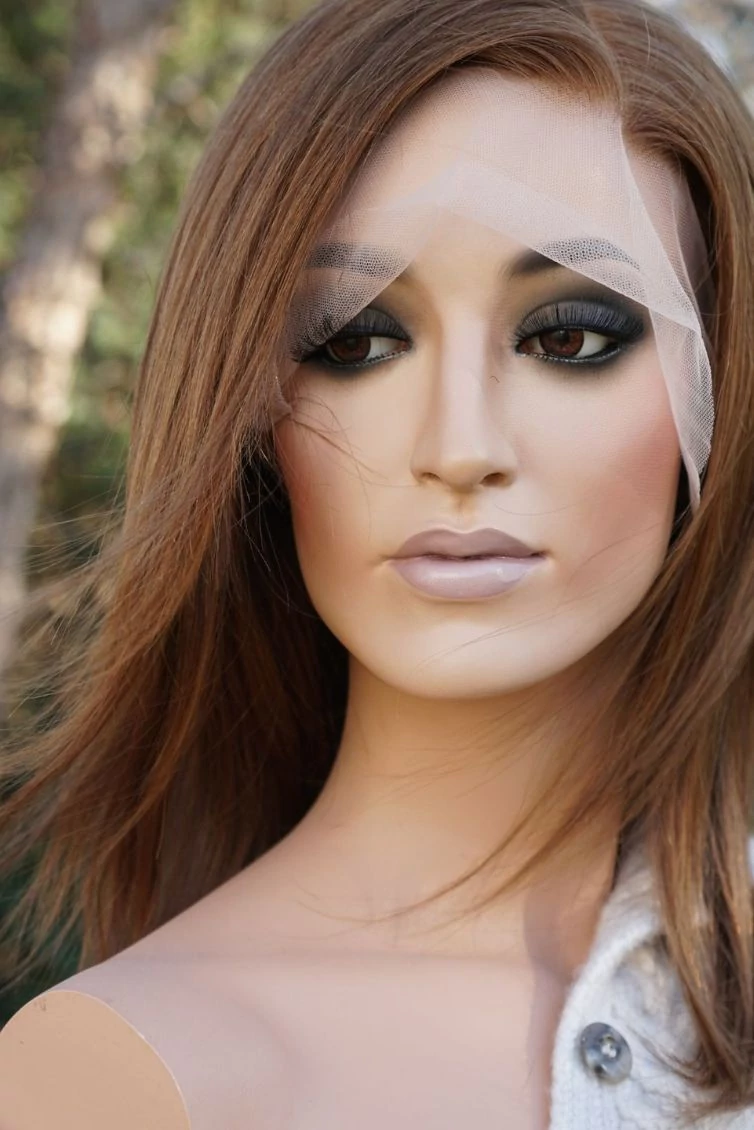 Luxury Lace Collection featuring undetectable lace wigs in various styles, colors, and lengths