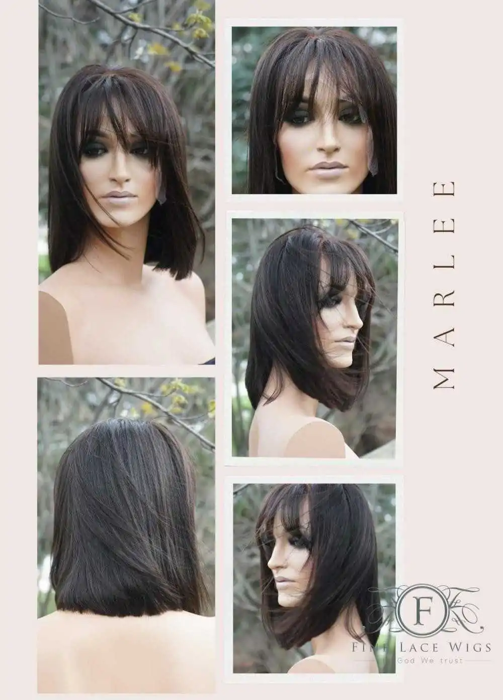 Short Wigs with Bangs Human Hair Bob Cut Wig