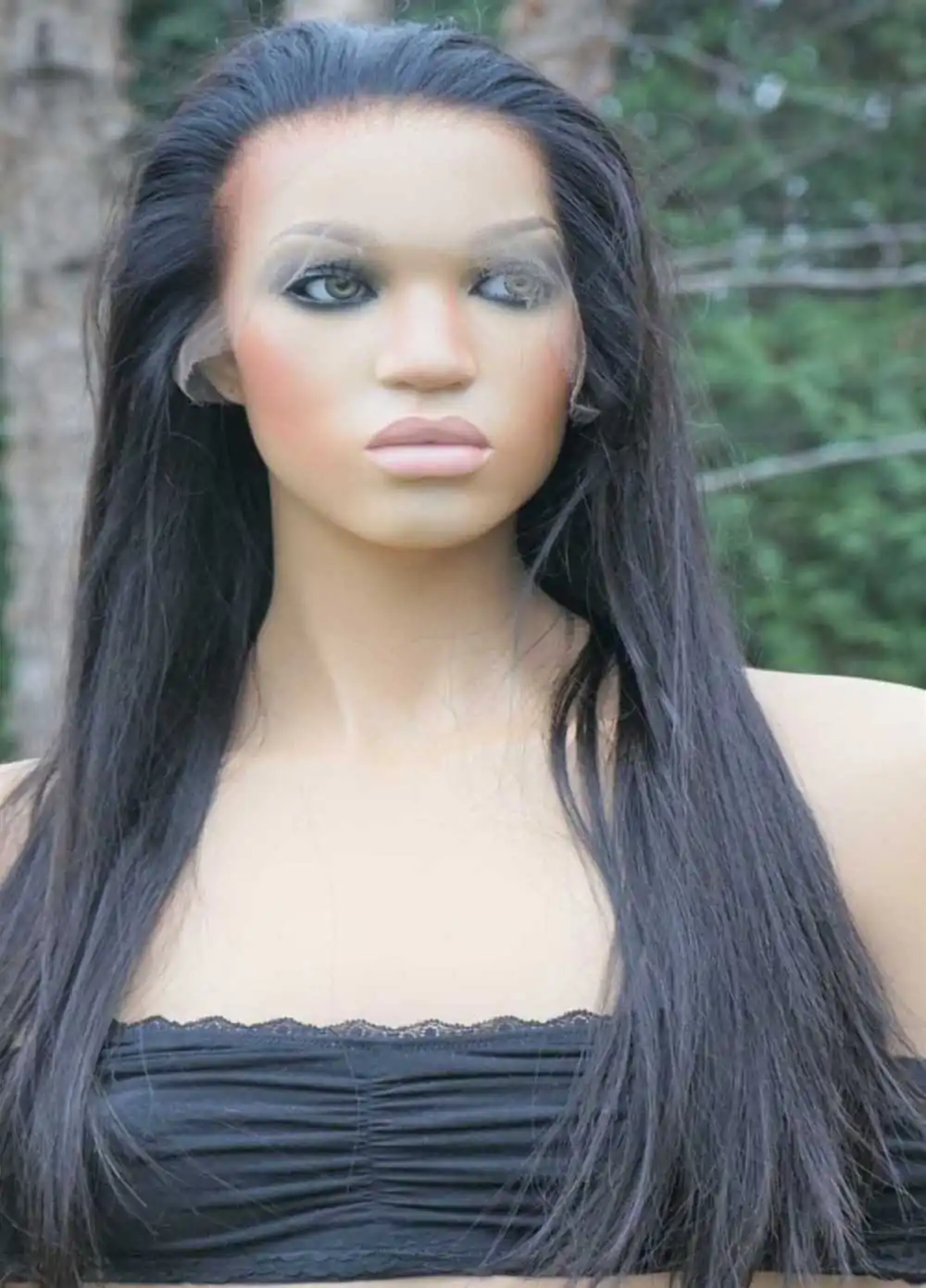 Natural looking African American Human Hair Wigs