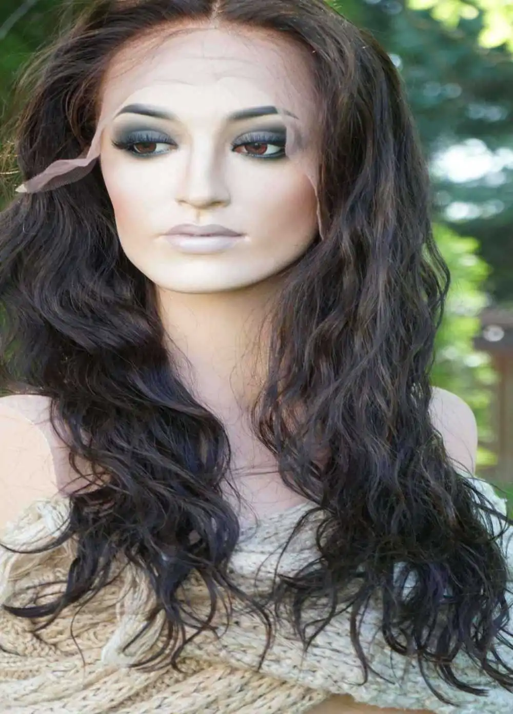 Human hair wigs for alopecia areata hotsell